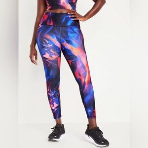 Old Navy High-Waisted PowerSoft Full-Length Leggings Size Large